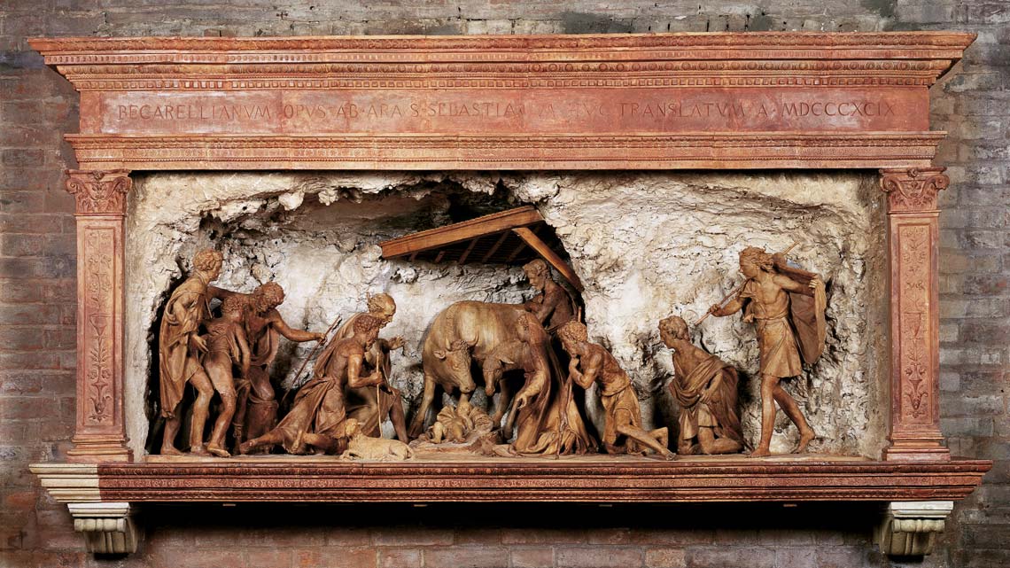 Antonio Begarelli, Presepe (1527; terracotta; Modena, Duomo)