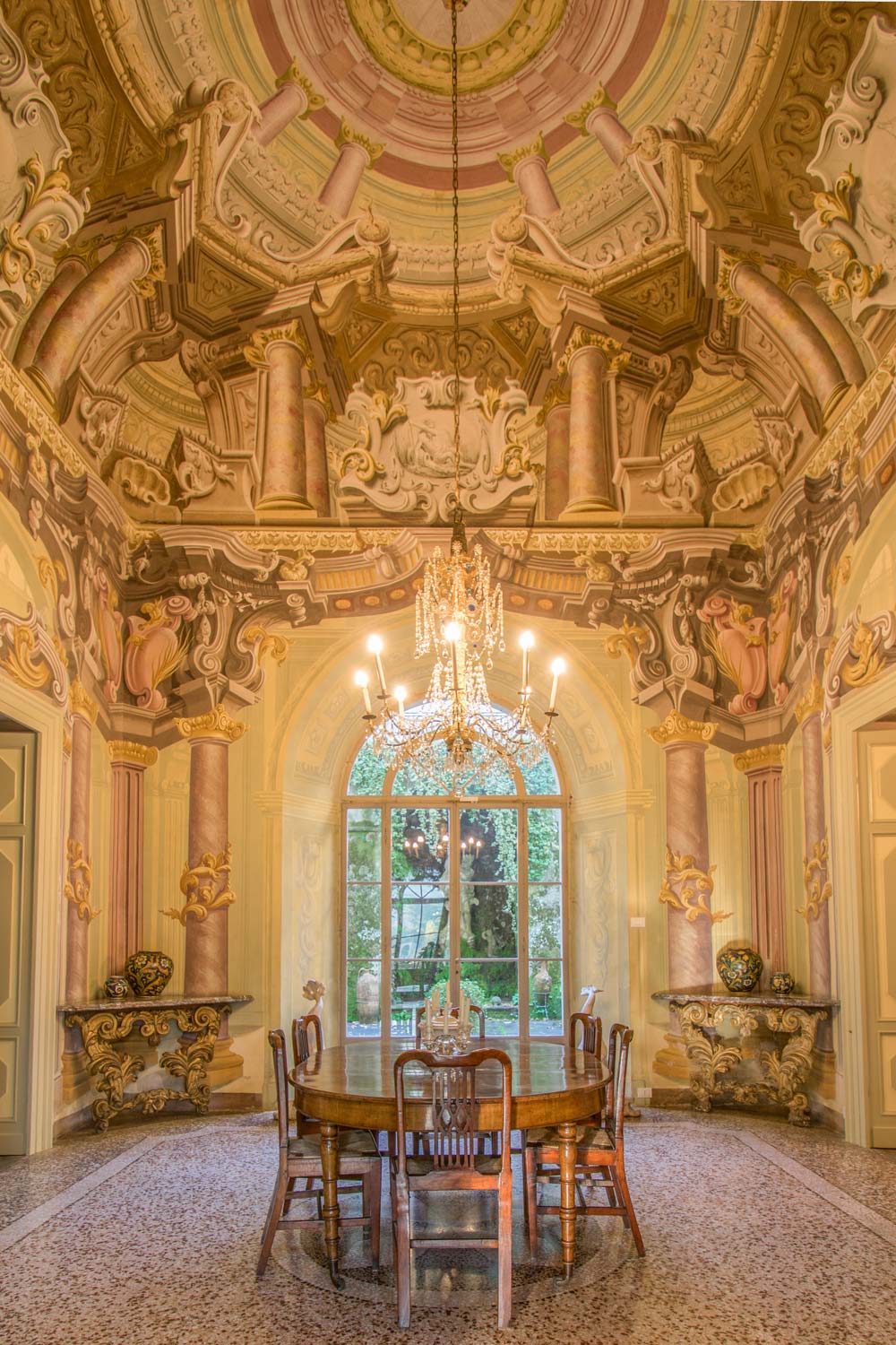 La sala da pranzo. Foto di Elia Santini