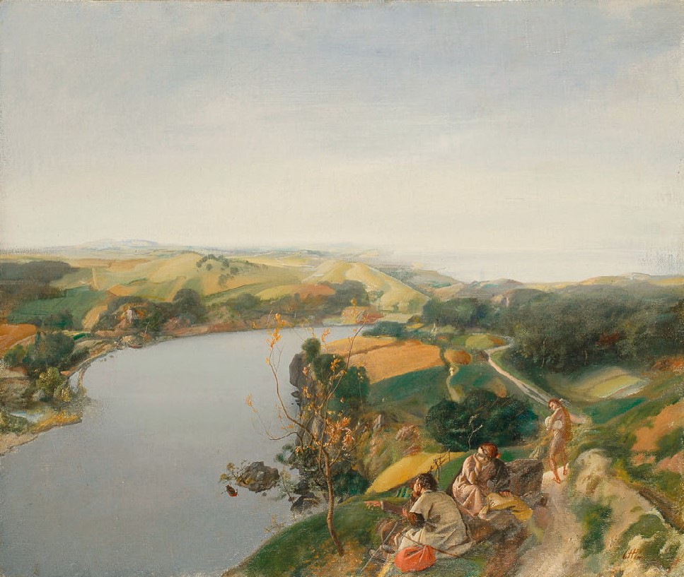 Pietro Annigoni, La quiete (1938; Ivrea, Museo Civico Pier Alessandro Garda)
