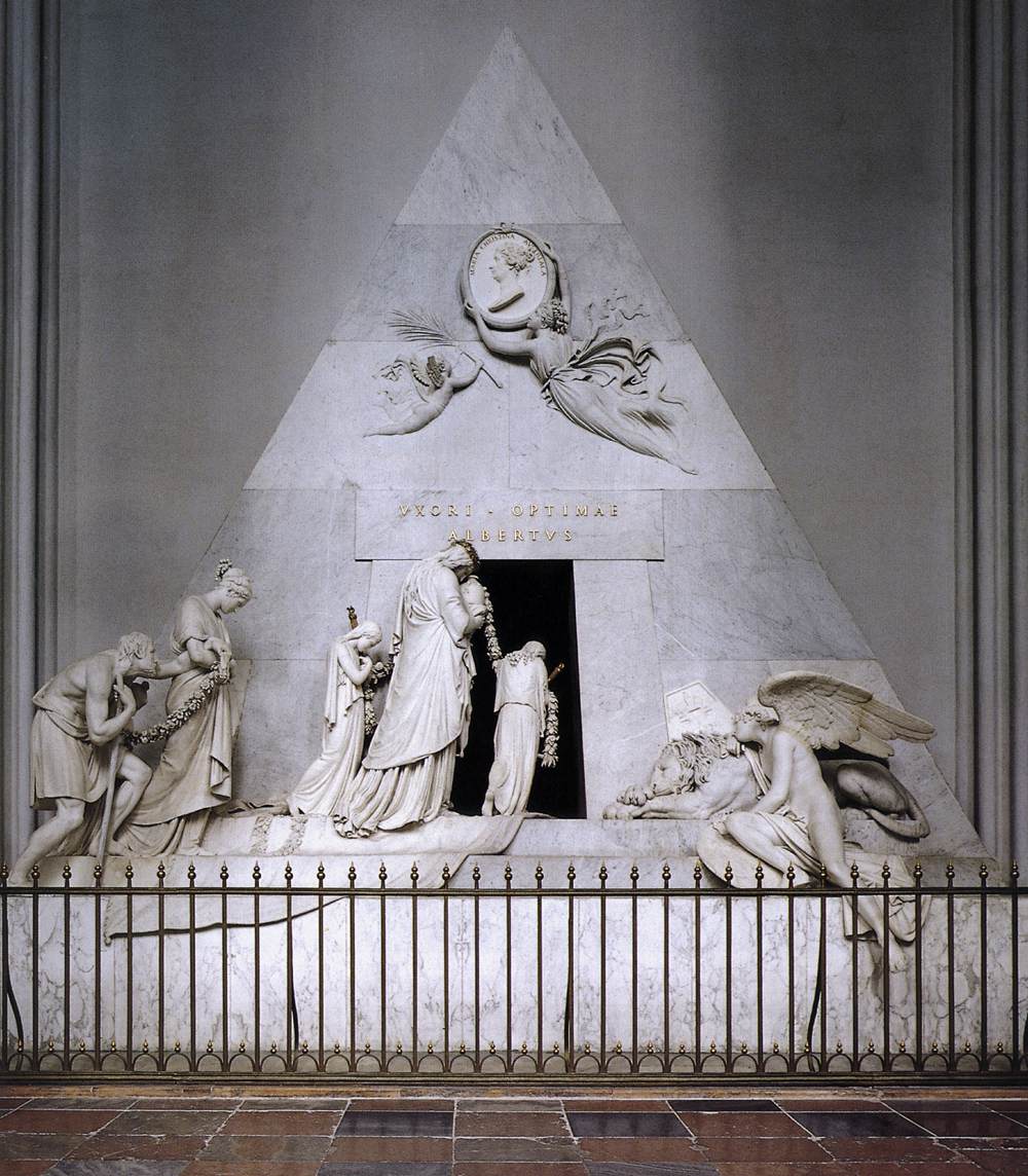 Antonio Canova, Monumento funebre di Maria Cristina d'Austria (1798-1805; marmo, altezza 574 cm; Vienna, Sant'Agostino)
