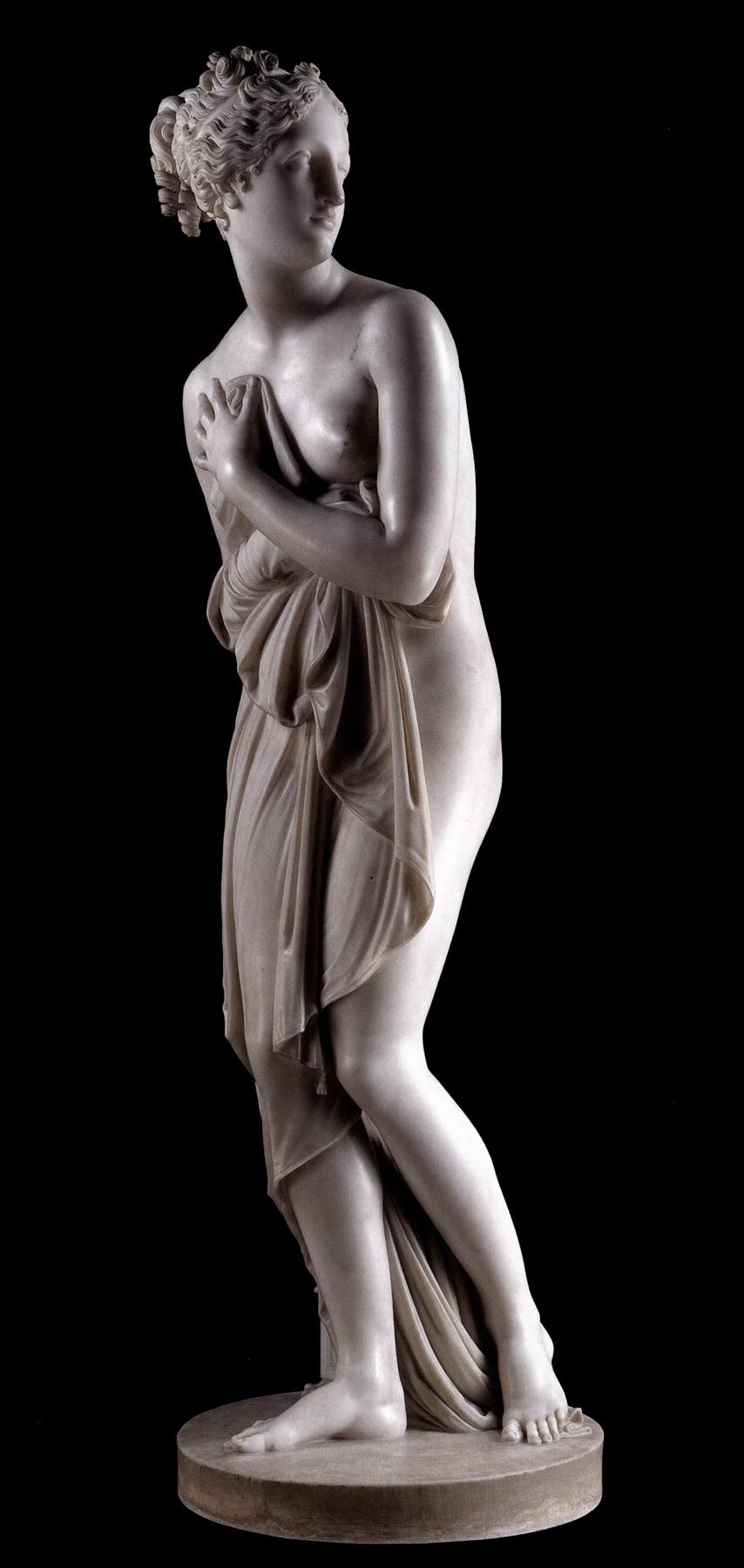 Antonio Canova, Venere italica (1819; marmo; Firenze, Galleria Palatina di Palazzo Pitti)
