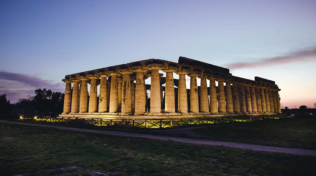 Paestum's basilica. Photo Archaeological Park of Paestum and Velia