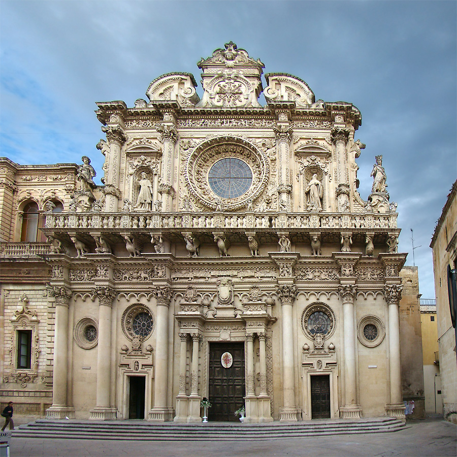The basilica of Santa Croce in Lecce