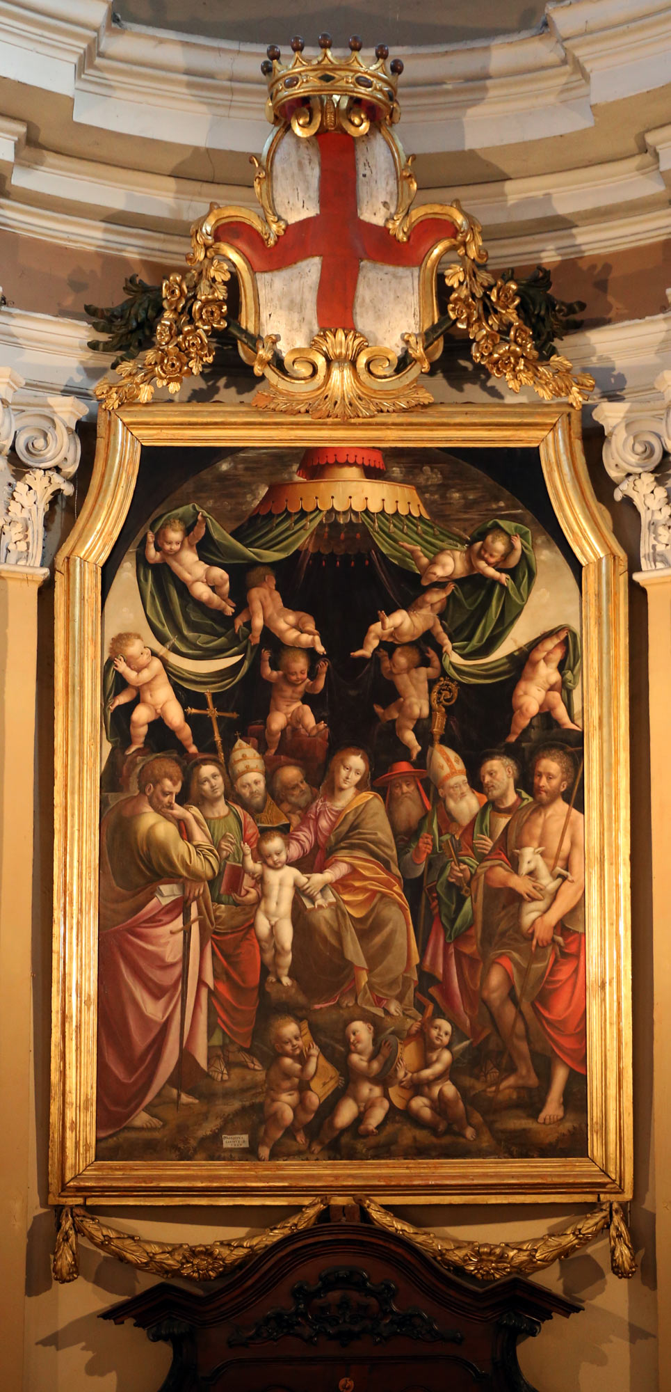 Bernardino Lanino, Madonna della Grazia (1568; Vercelli, Chiesa di San Paolo)