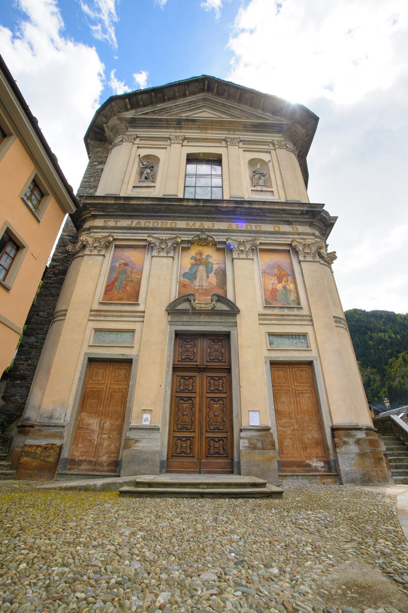 The church of San Giacomo Maggiore in Campertogno