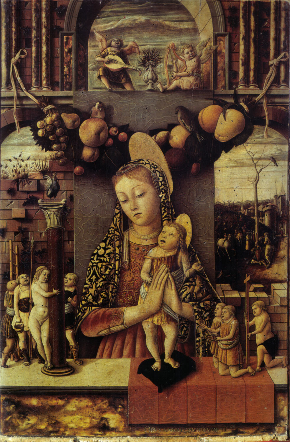 Carlo Crivelli, Madonna della Passione (1460 circa; tempera su tavola, 71 x 48 cm; Verona, Museo di Castelvecchio)

