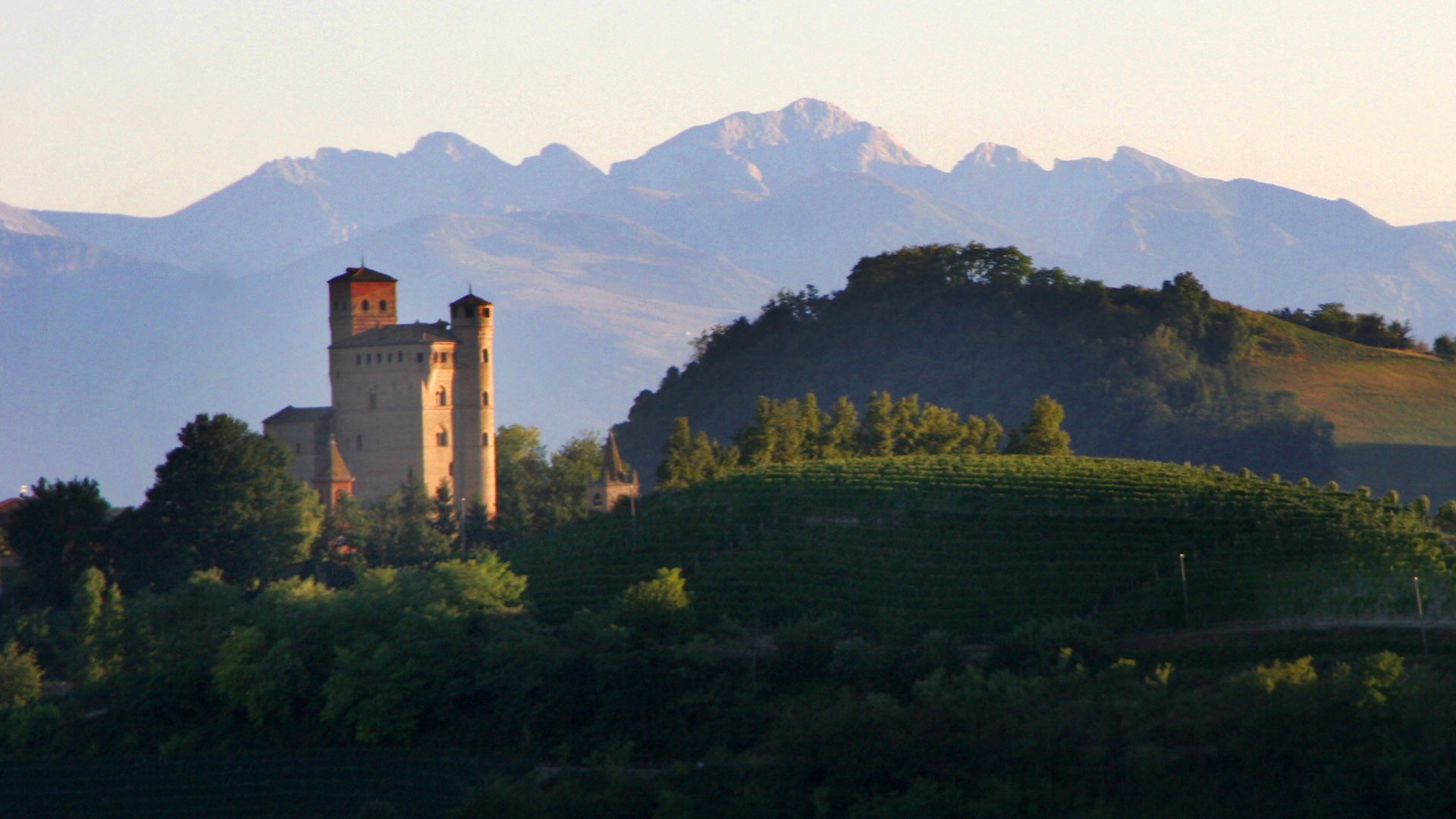 The Castle of Serralunga d'Alba