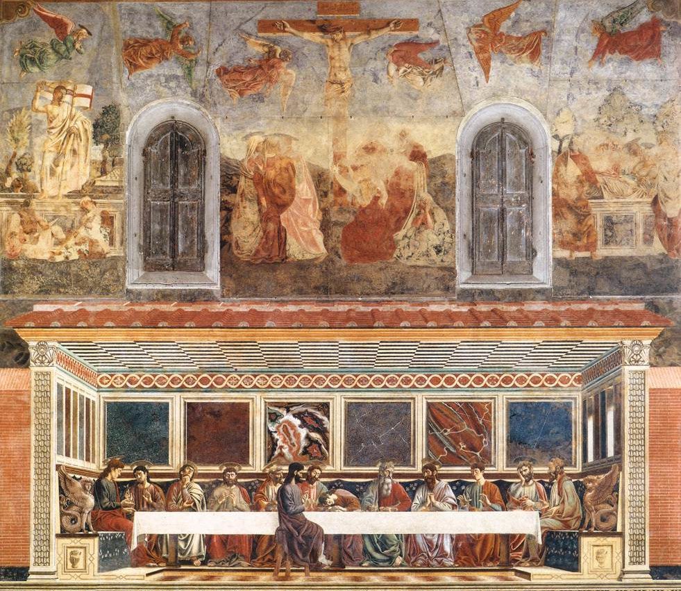 Il Cenacolo di Sant'Apollonia al Museo Andrea del Castagno. Credit Mugello Toscana