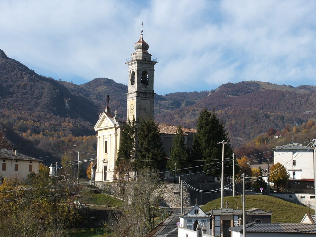 The church of Sant'Ambrogio in Taleggio