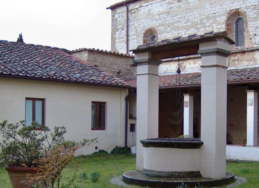 Chiostro della Pieve di Sant'Agata. Credit Mugello Toscana