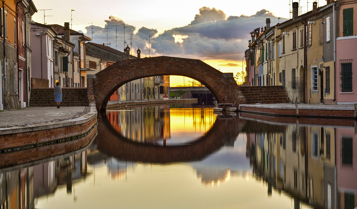 Il borgo di Comacchio. Foto Emilia-Romagna Turismo