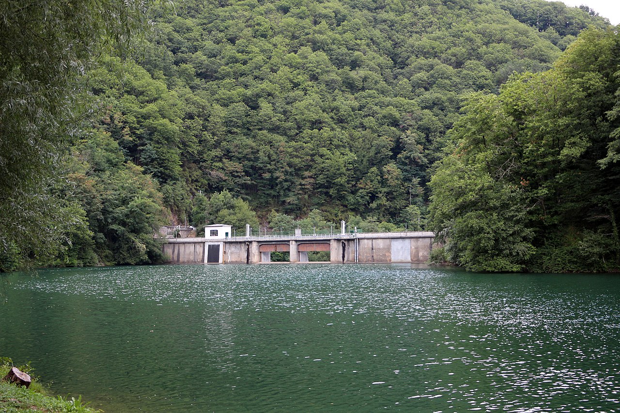 La diga di Isola Santa. Foto di Francesco Bini