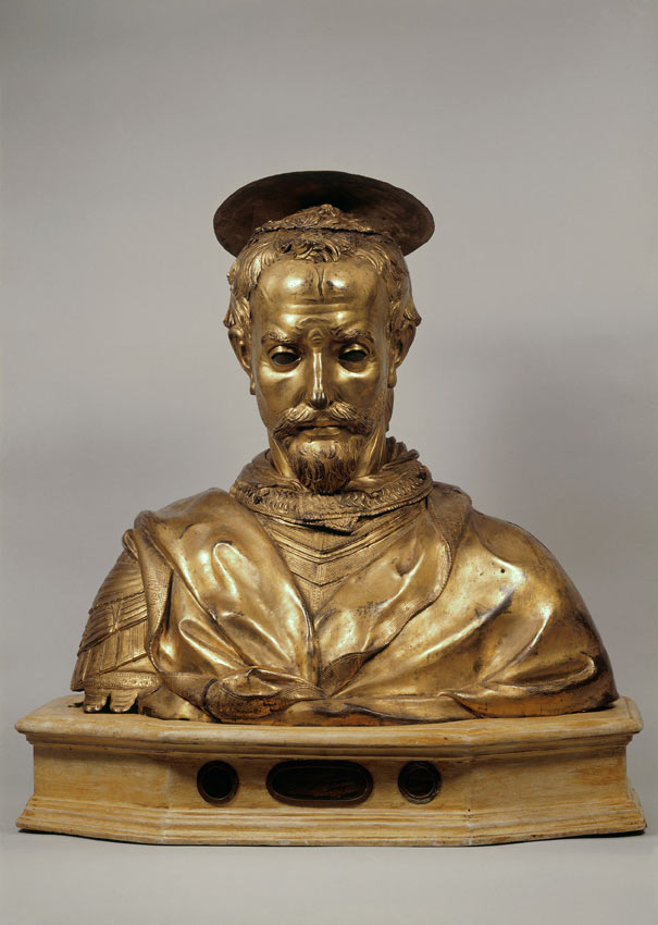 Donatello, Reliquiario di san Rossore (1422-1425 circa; bronzo dorato e argentato, 55 x 58 x 42 cm; Pisa, Museo Nazionale di San Matteo)
