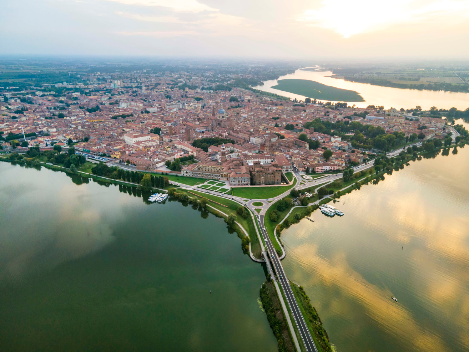 Mantova dall'alto