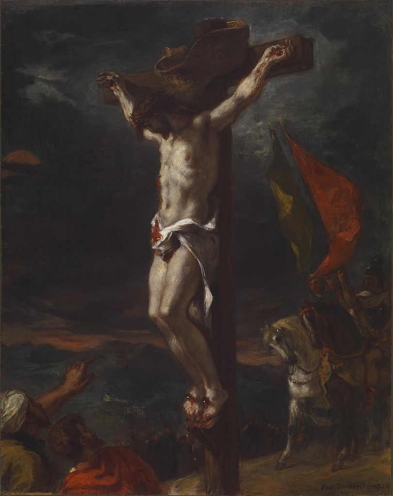 Eugène Delacroix, Crocifissione (1846; olio su tela, 80 x 64,2 cm; Baltimora, Walters Art Museum)
