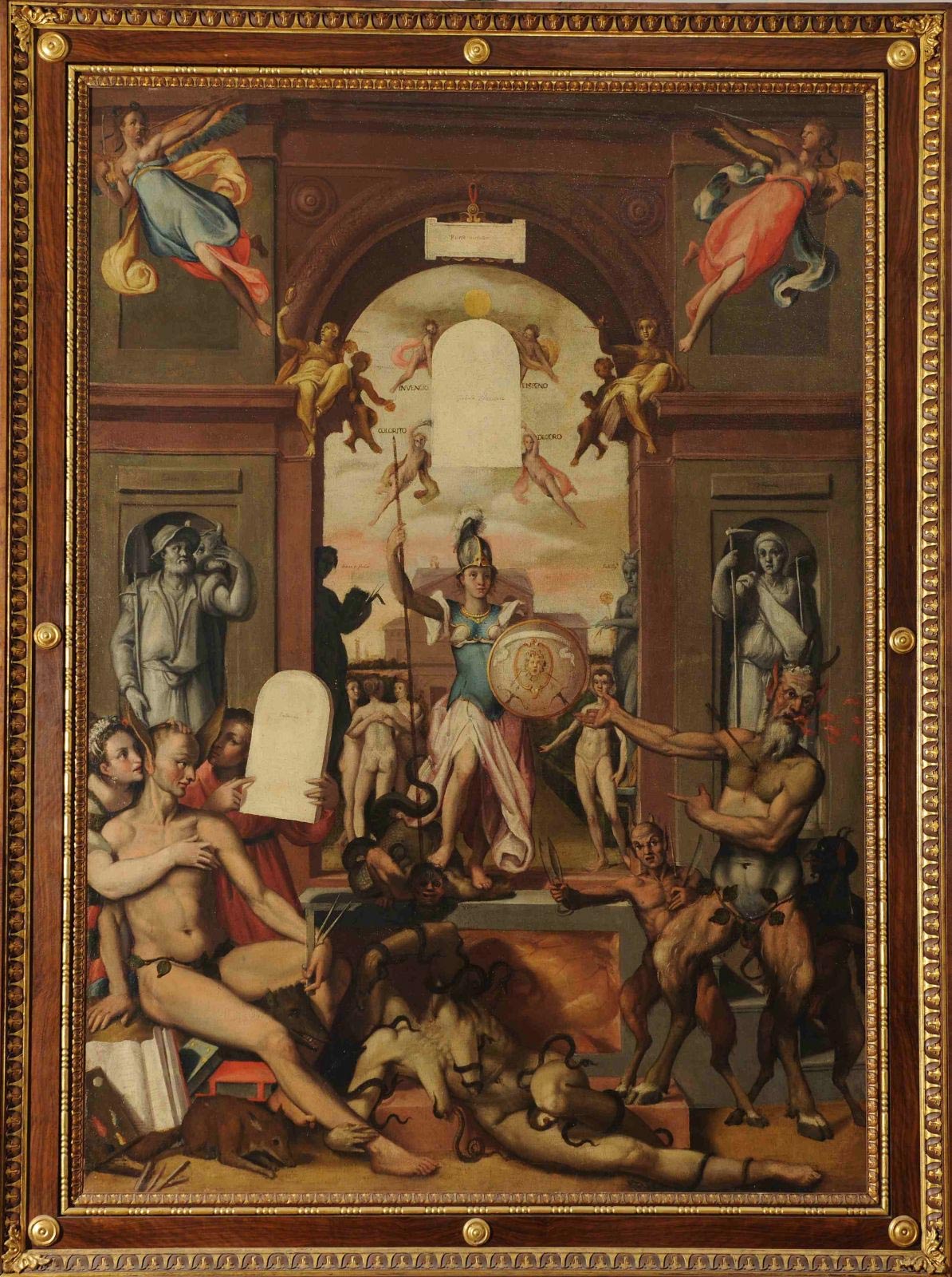 Federico Zuccari, Porta Virtutis (1581; olio su tela, 159 x 112 cm; Urbino, Galleria Nazionale delle Marche)