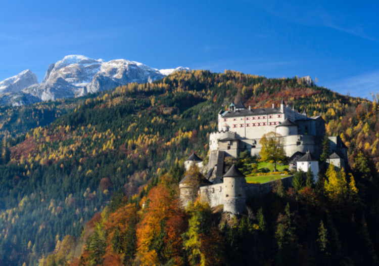 La Fortezza di Hohenwerfen. Credit Austrian National Tourist Office. Foto di Volker Preusser