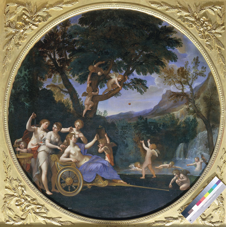 Francesco Albani, La Primavera (1616-1617; olio su tela, diametro 154 cm; Roma, Galleria Borghese)
