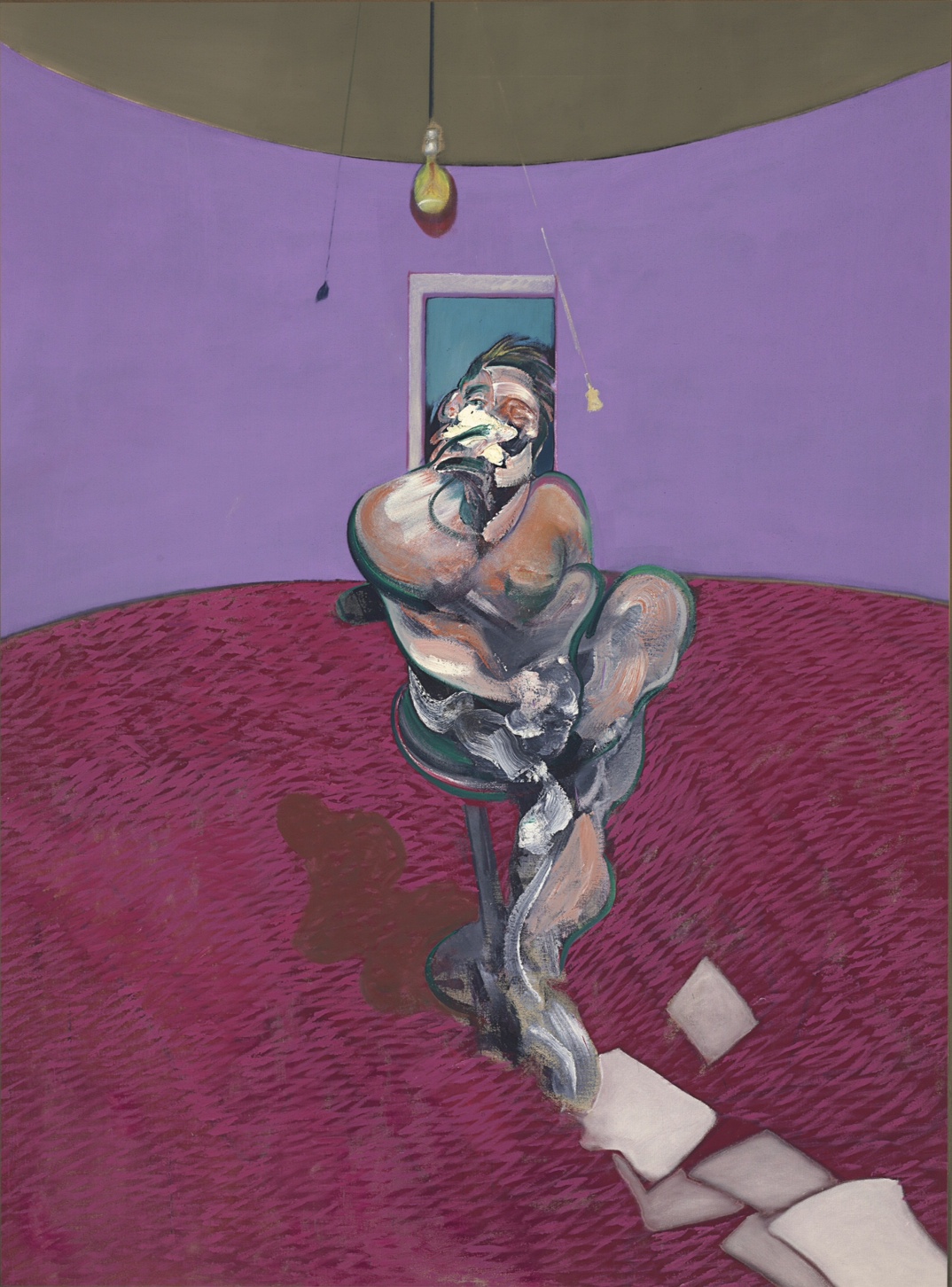 Francis Bacon, Portrait of George Dyer Talking (1966; olio su tela, 200 x 150 cm; Collezione privata)
