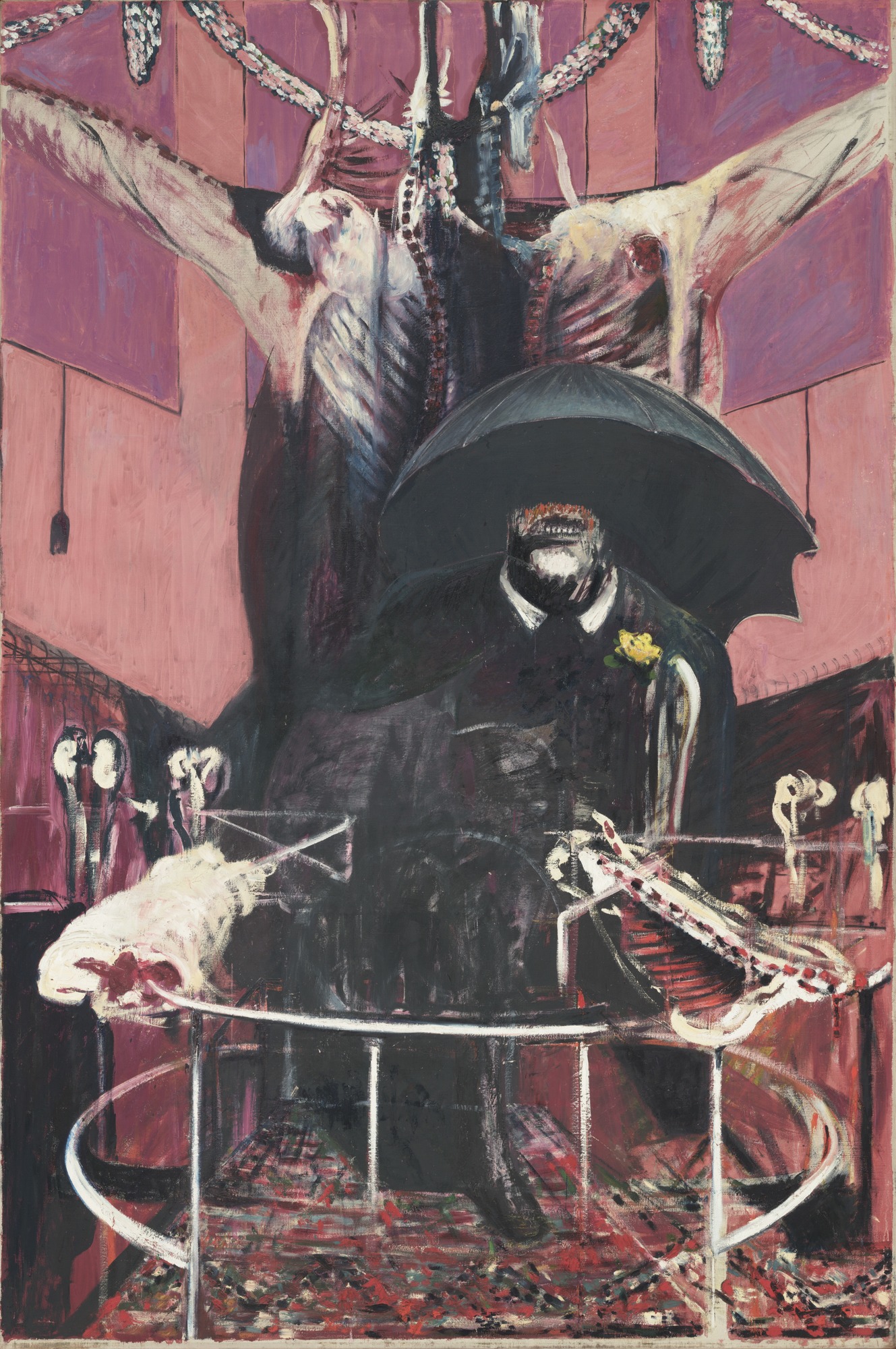 Francis Bacon, Painting (1946; olio e pastello su lino, 197,8 x 132,1 cm; New York, MoMA)
