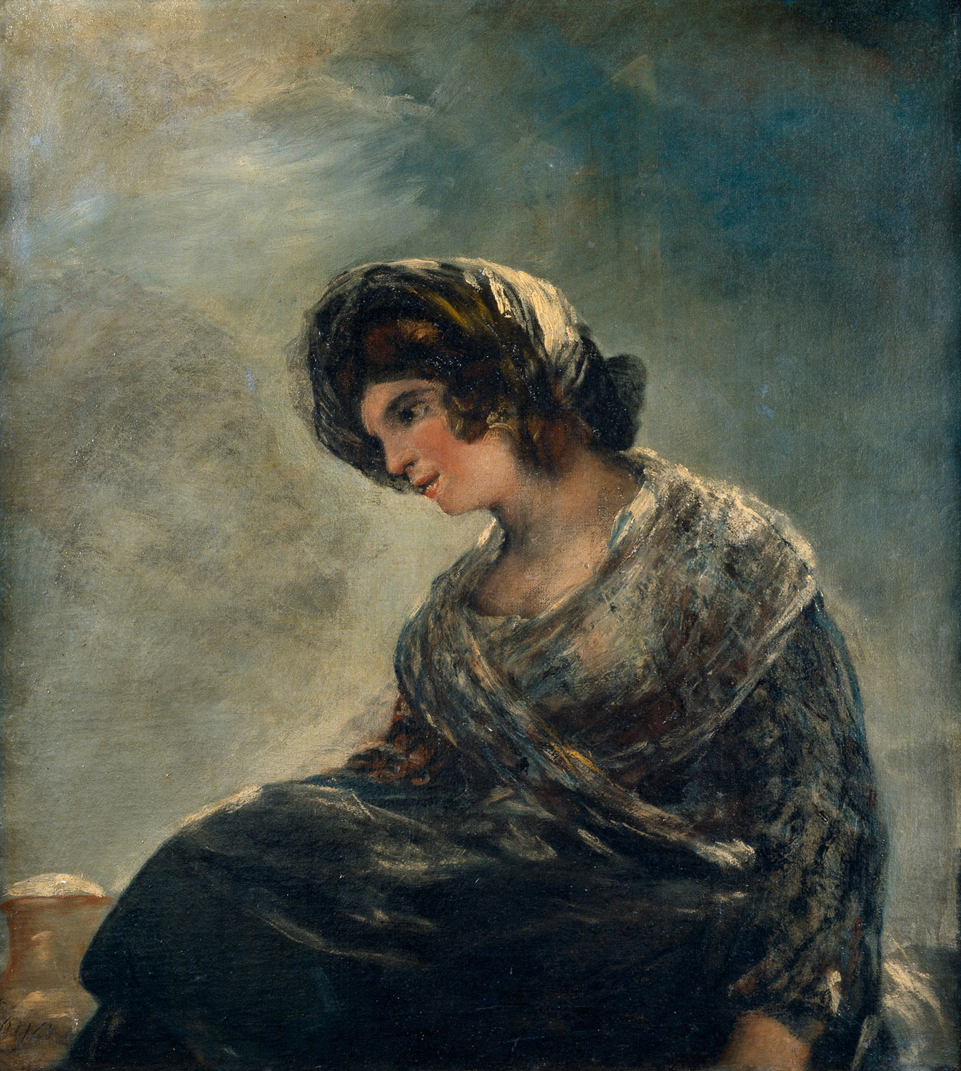 Francisco Goya, La lattaia di Bordeaux (1827-1828; olio su tela, 74 x 68 cm; Madrid, Museo del Prado)

