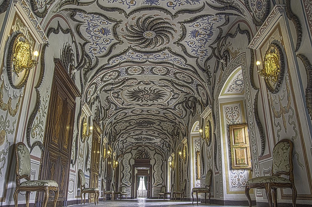 La Galleria dei Trofei del Castello di Sarre. Foto di Stefano Merli