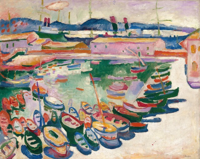 Georges Braque, Il Porto di La Chotat (1907; olio su tela, 64,8 x 81 cm; Washington, National Gallery of Art)
