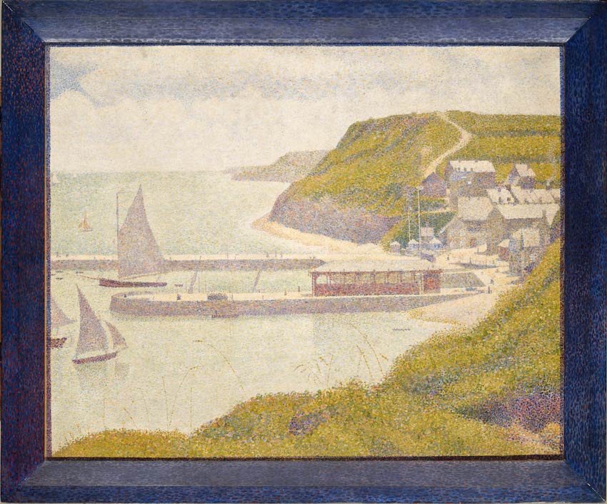 Georges Seurat, Port-en-Bessin, avamposto alta marea (1888; olio su tela, 66 x 82 cm; Parigi, Musée d'Orsay)
 Georges Seurat, Port-en-Bessin, avamposto alta marea (1888; olio su tela, 66 x 82 cm; Parigi, Musée d'Orsay)