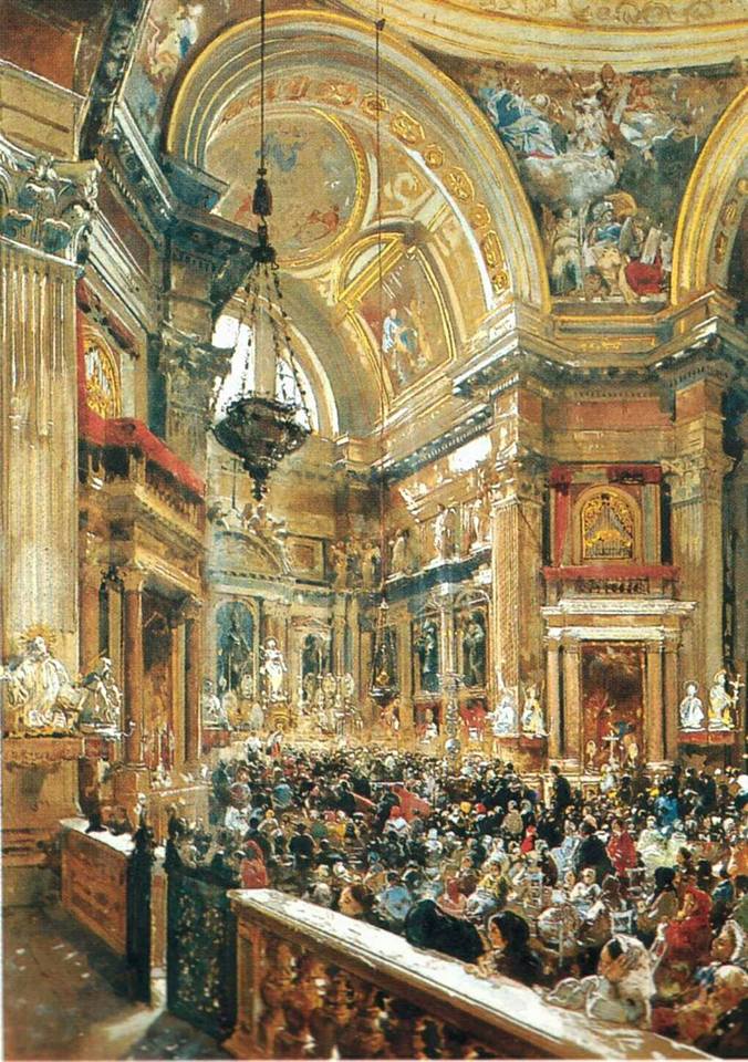 Giacinto Gigante, Cappella di San Gennaro al duomo durante il miracolo del sangue (1863; acquerello; Napoli, Museo e Real Bosco di Capodimonte)
 Giacinto Gigante, Cappella di San Gennaro al duomo durante il miracolo del sangue (1863; acquerello; Napoli, Museo e Real Bosco di Capodimonte)