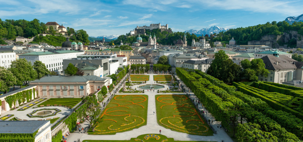 Giardini Mirabell. Credit Tourismus Salzburg GmbH. Foto di Günter Breitegger