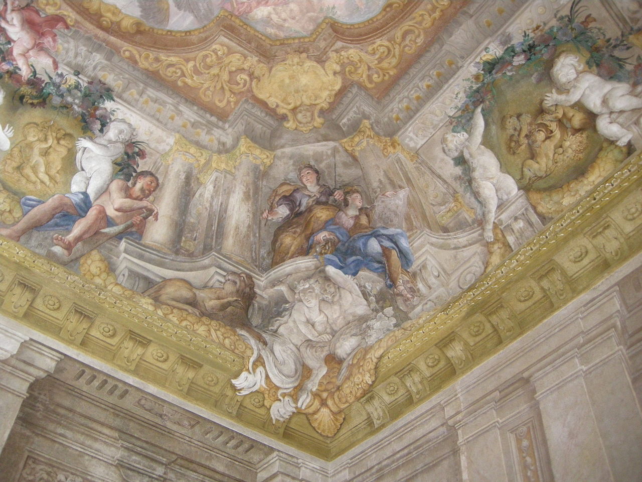 Giovanni Andrea Carlone, Allegoria della vita dell'uomo (1691-1692; affreschi; Genova, Palazzo Rosso)
