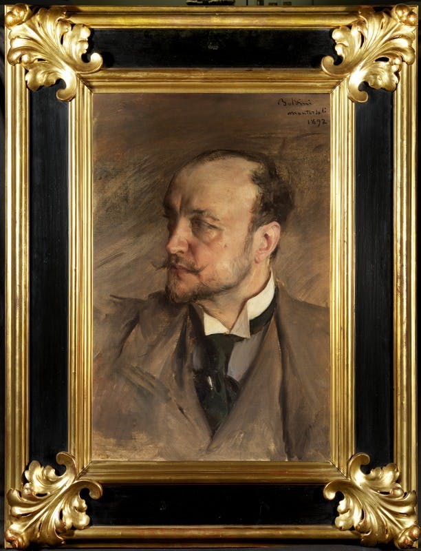 Giovanni Boldini, Autoritratto di Montorsoli (1892; olio su tela, 57,5 x 40 cm; Firenze, Gallerie degli Uffizi)
