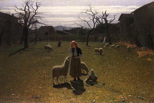 Giuseppe Pellizza da Volpedo, Speranze deluse (1893; olio su tela, 110 x 170 cm; Collezione privata)
