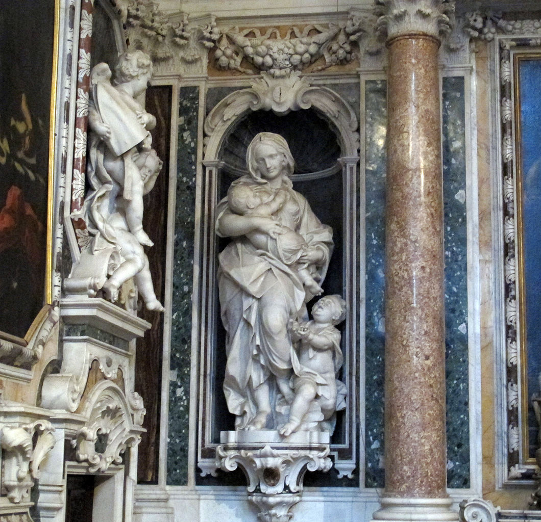 Giuseppe Sammartino, Carità (1757; marmo; Napoli, Certosa di San Martino). Foto di Francesco Bini
