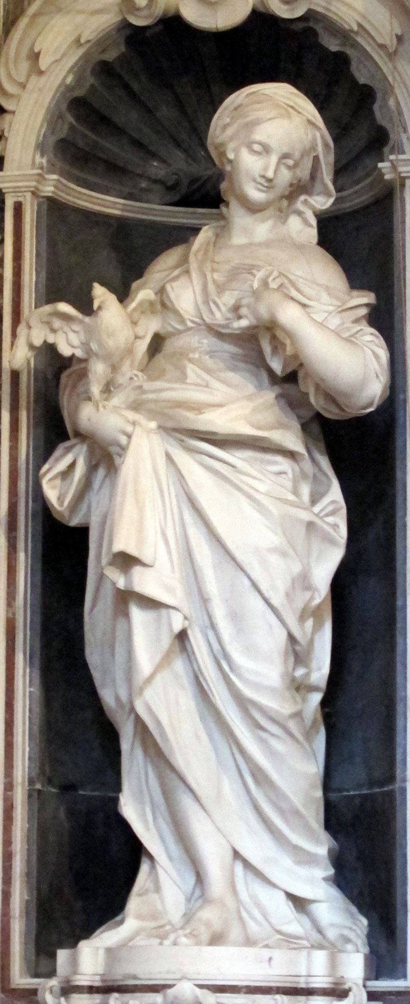 Giuseppe Sammartino, Verginità (1757; marmo; Napoli, Certosa di San Martino)
