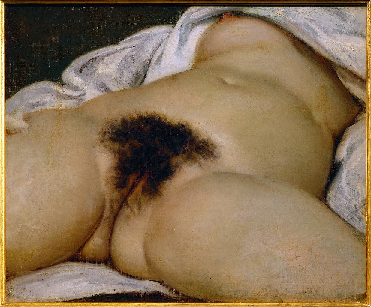 Gustave Courbet, L'origine del mondo (1866; olio su tela, 46 x 55 cm; Parigi, Musée d'Orsay)
 Gustave Courbet, L'origine del mondo (1866; olio su tela, 46 x 55 cm; Parigi, Musée d'Orsay)
