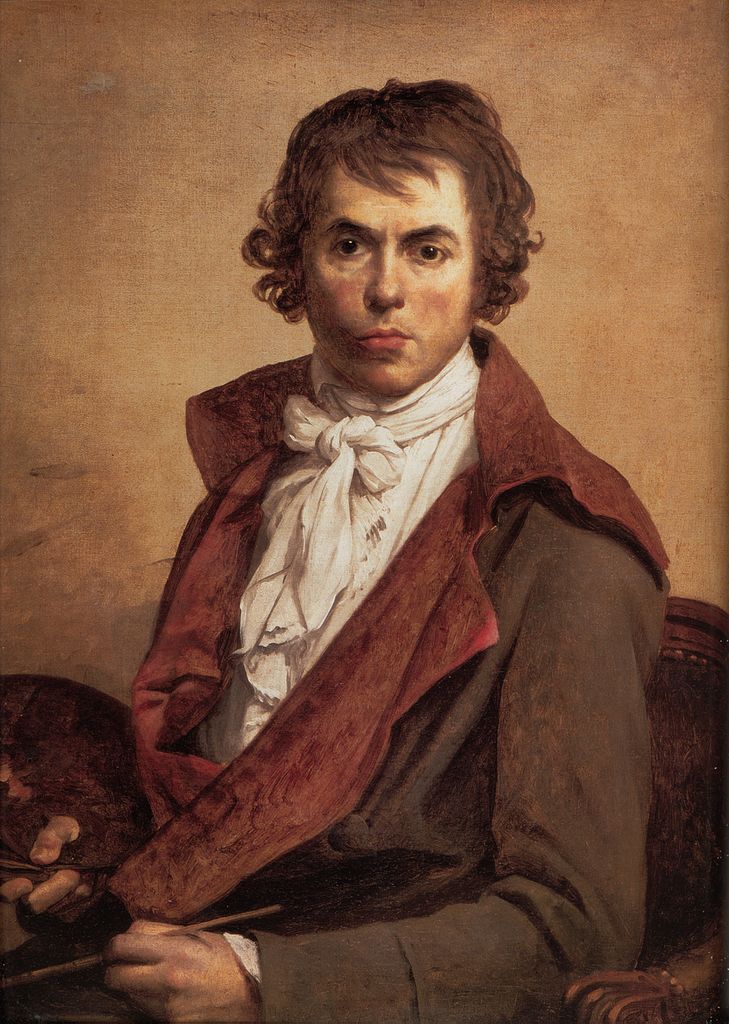 Jacques-Louis David, Autoritratto (1794; olio su tela, 81 x 64 cm; Parigi, Louvre)
