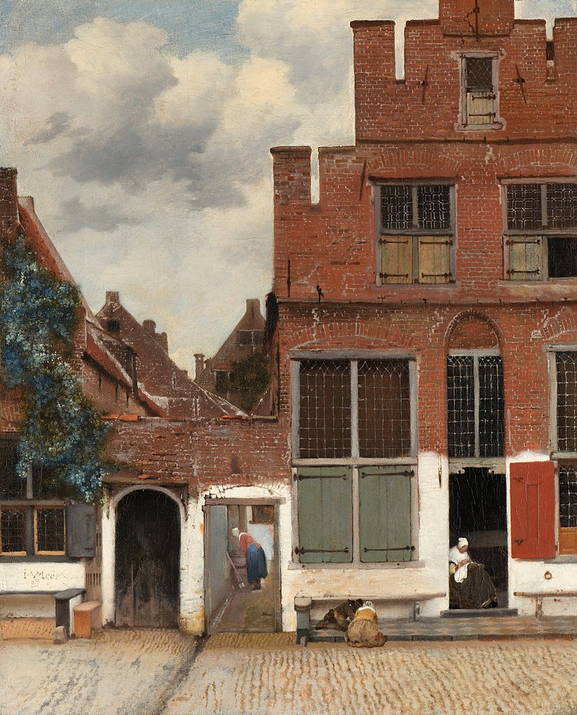Jan Vermeer, La strada (1658 circa; olio su tela, 54,3 x 44 cm; Amsterdam, Rijksmuseum)
 Jan Vermeer, La strada (1658 circa; olio su tela, 54,3 x 44 cm; Amsterdam, Rijksmuseum)