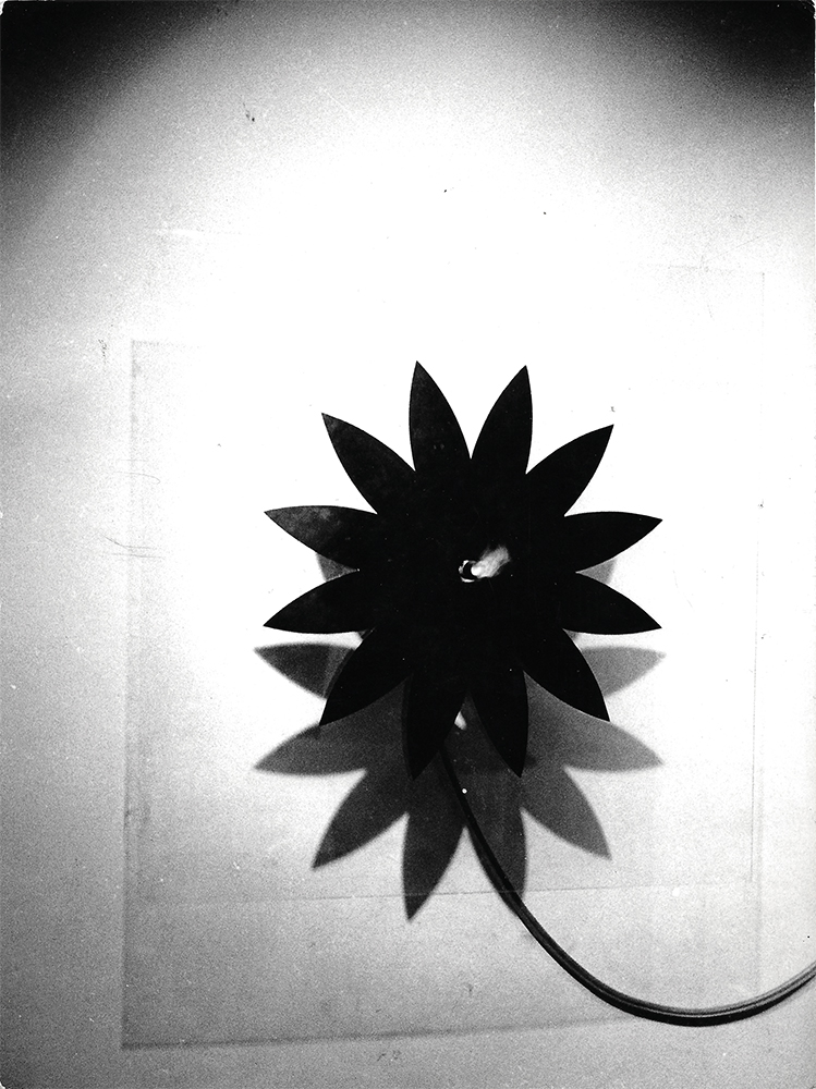 Jannis Kounellis, Margherita di fuoco (1967; ferro, becco con collettore, tubo di gomma, bombola a gas, 90 x 30 cm; Roma, Collezione Mario Pieroni)
