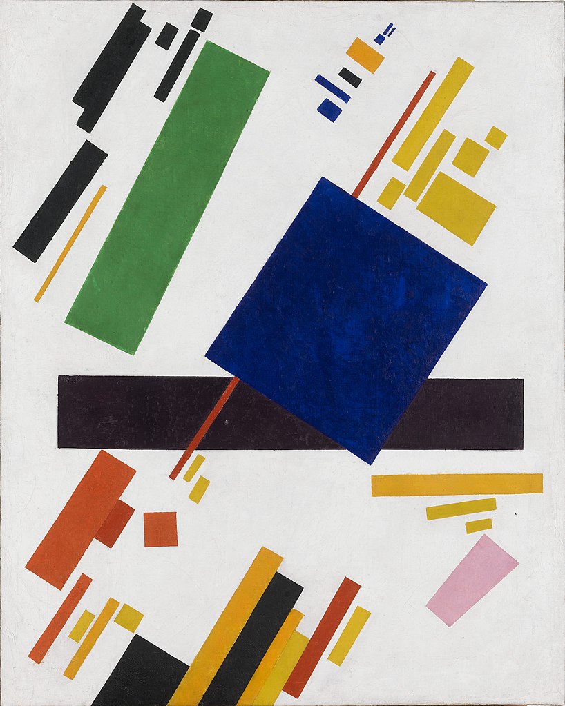 Kazimir Malevi&ccaron;, Composizione suprematista (1915; olio su tela; Collezione privata Brett Gorvy)
