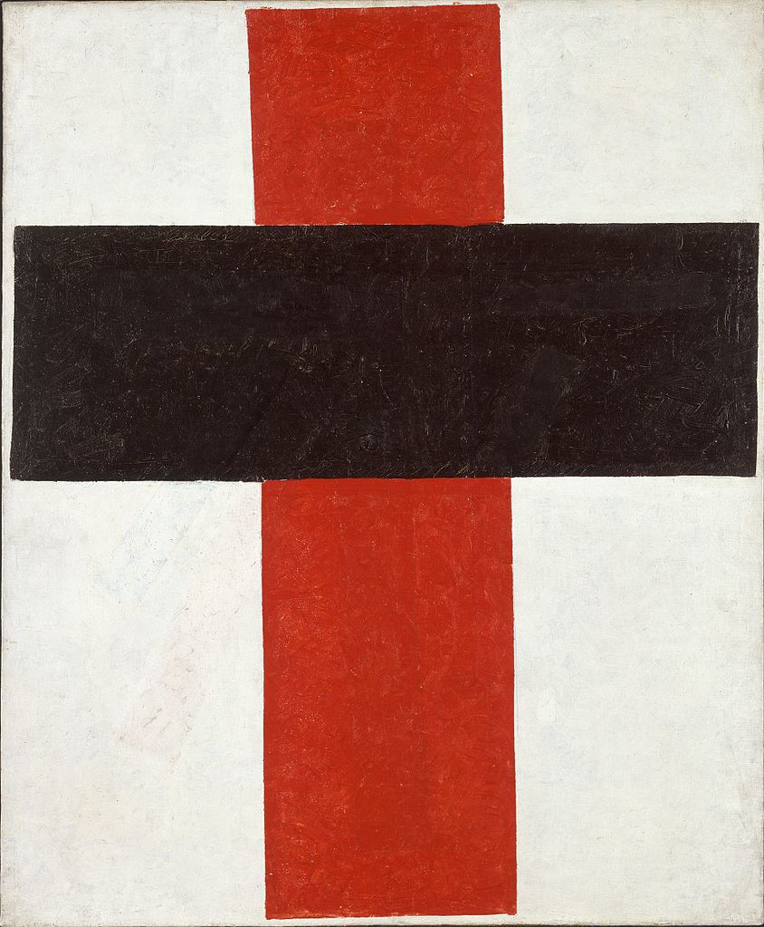 Kazimir Malevi&ccaron;, Croce suprematista (1920; olio su tela; Amsterdam, Stedelijk Museum)
