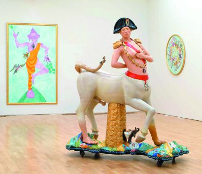 Luigi Ontani, NapoLeonCentAurOntano (2003; ceramica)
