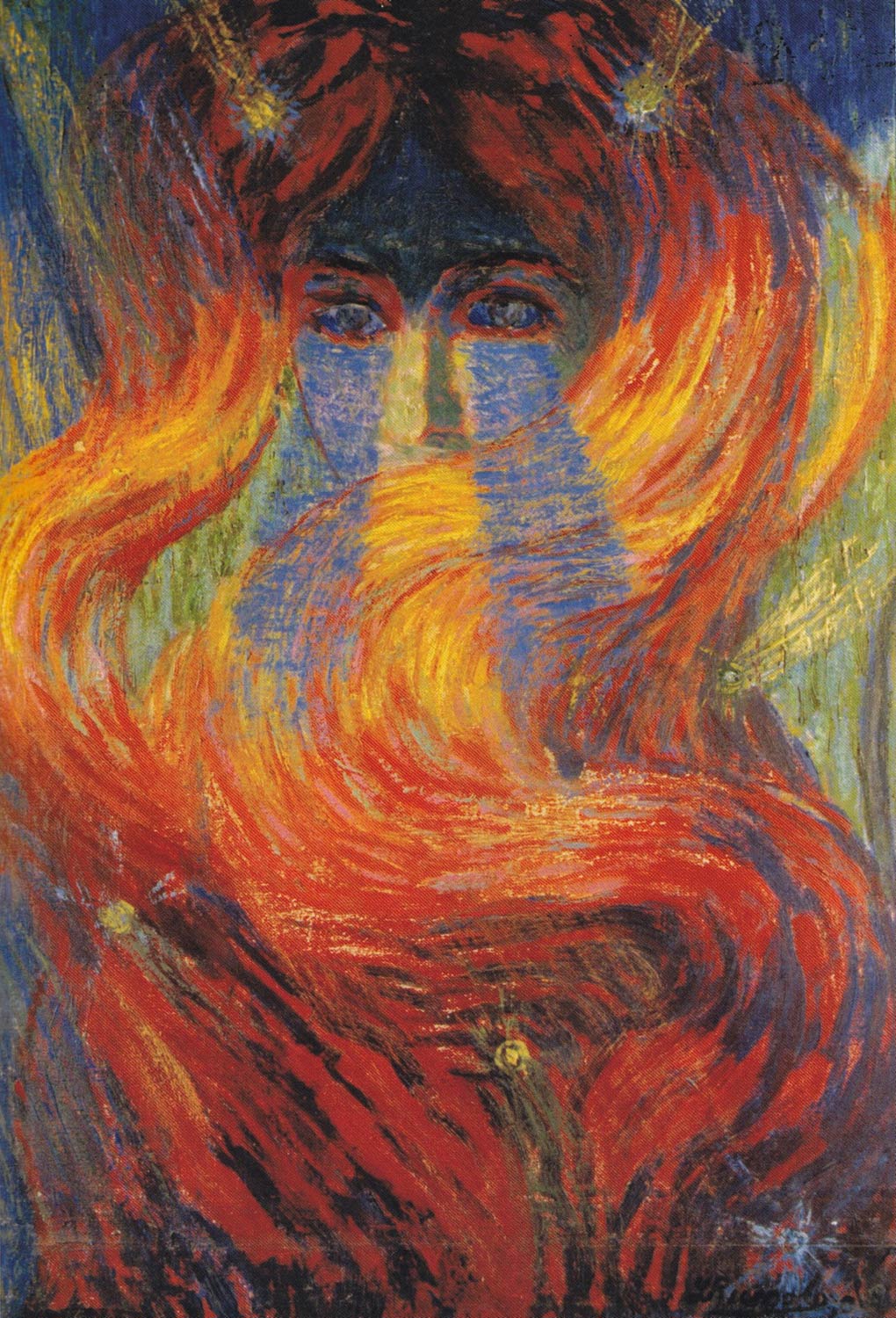 Luigi Russolo, Chioma (1910-1911; olio su tela; Collezione privata)
