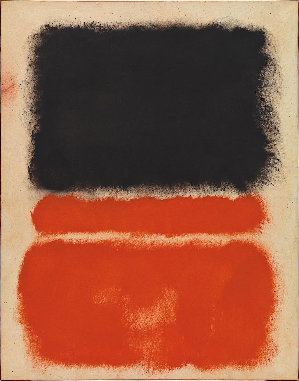 Mark Rothko, Senza titolo (1968; acrilico su carta montata su tela, 83,8 x 65,4 cm; Venezia, Collezione Peggy Guggenheim)
 Mark Rothko, Senza titolo (1968; acrilico su carta montata su tela, 83,8 x 65,4 cm; Venezia, Collezione Peggy Guggenheim)