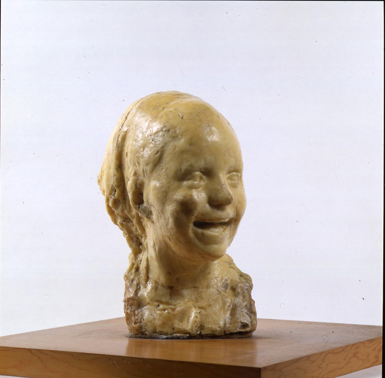 Medardo Rosso, Bambina che ride (1889; cera gialla, 17,5 x 26,5 x 28,5 cm; Roma, Galleria Nazionale d'Arte Moderna e Contemporanea)
 Medardo Rosso, Bambina che ride (1889; cera gialla, 17,5 x 26,5 x 28,5 cm; Roma, Galleria Nazionale d'Arte Moderna e Contemporanea)