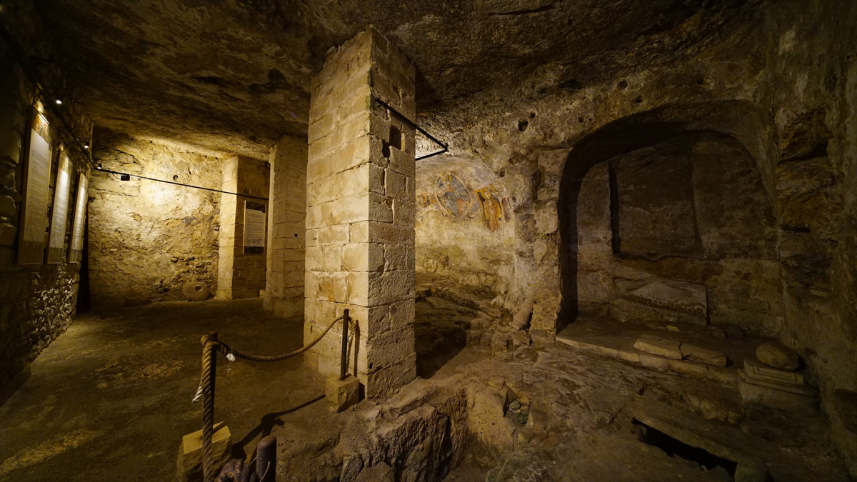 The rock church of San Nicolò. Photo FAI Fondo Ambiente Italiano