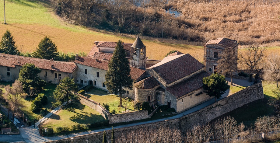 The monastery of San Pietro in Lamosa. Photo Brescia Tourism