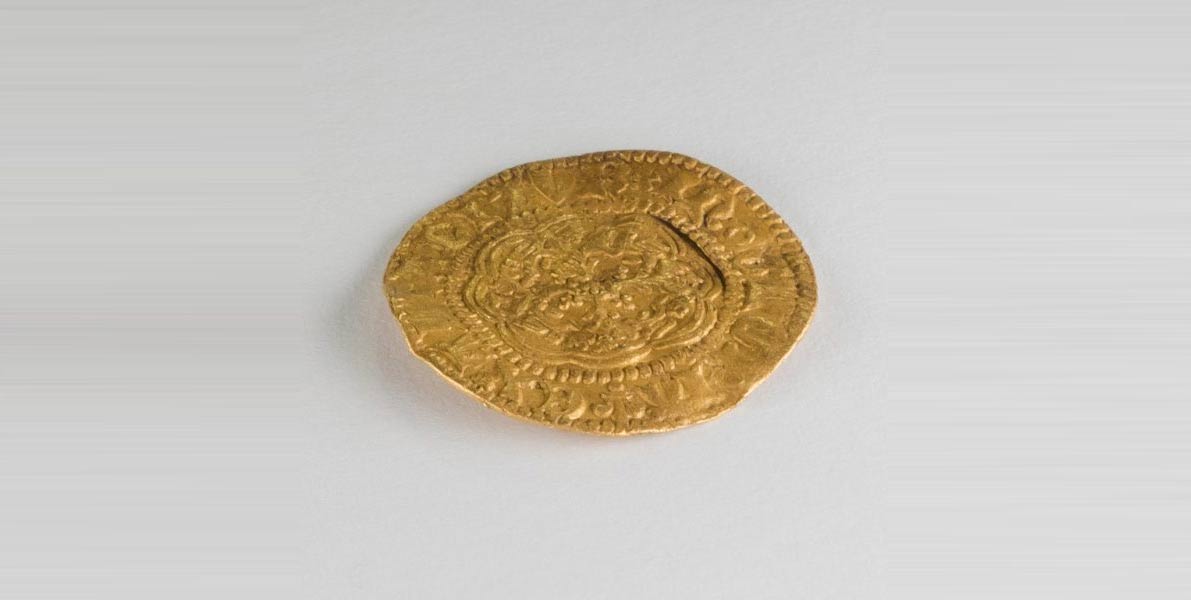 1422-1427 English coin minted on the island of Newfoundland, Canada