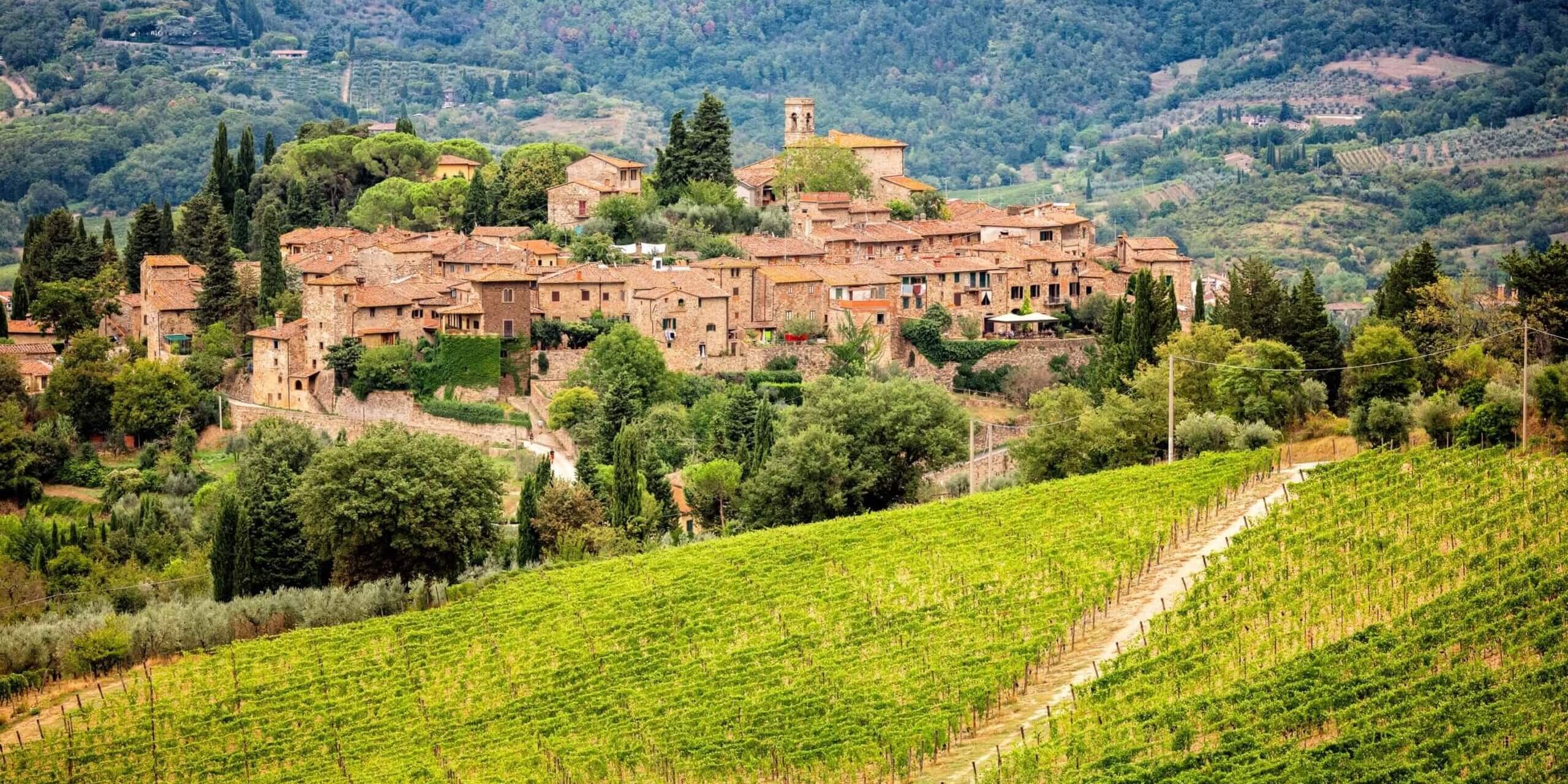 Chianti, pueblo de Montefioralle. Foto: Ambito Turistico Chianti