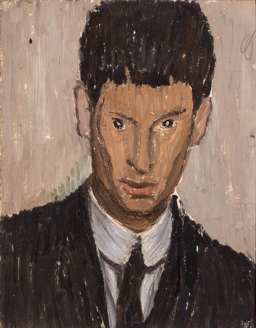 Osvaldo Licini, Autoritratto (1913; olio su cartone, 37 x 29 cm)
